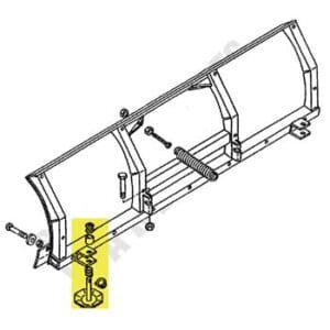 49266 WESTERN SHOE ASSEMBLY KIT - SPORT UTILITY  (ONE SHOE)
