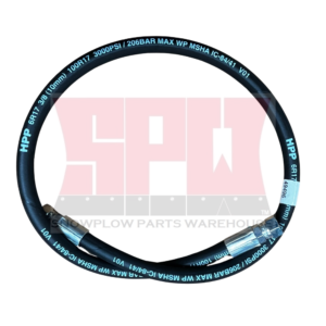 49496 WESTERN 3/8" x 42" Rubber Hydraulic Hose With FJIC Ends