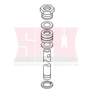 66722 WESTERN UNI-MOUNT MVP (1-1/2" X 8") LIFT RAM