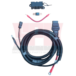 72527 Western OEM Fleet Flex Power & Ground Harness, Vehicle Side W/Fuse
