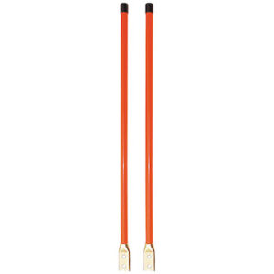 1308107 SAM Plow Parts, 3/4 x 28 Inch Heavy Duty Fluorescent Orange Bolt-On Bumper Marker Sight Rods with Hardware