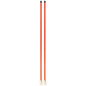 1308115 SAM Plow Parts, 3/4 x 48 Inch Fluorescent Orange Bolt-On Bumper Marker Sight Rods with Hardware