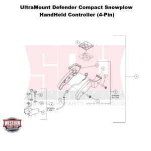 UltraMount Defender Compact Plow HandHeld Controller