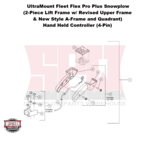 UltraMount Fleet Flex Pro Plus Plow Controller - Hand held (4-Pin)