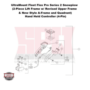UltraMount Fleet Flex Pro Plow Series 2 Controller - Handheld (4-Pin)