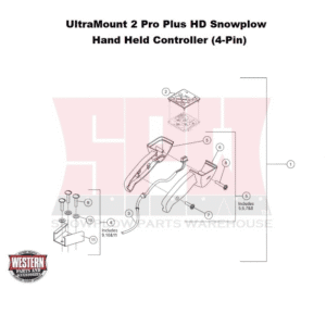 UltraMount Pro Plus HD Plow Controller - Hand Held (4-Pin)