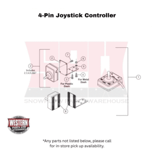 UltraMount 2 MidWeight Plow Controller - Joystick (4-Pin)