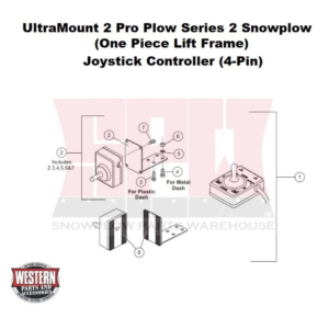 UltraMount 2 Pro Plow Series 2 Controller - Joystick (4-Pin)
