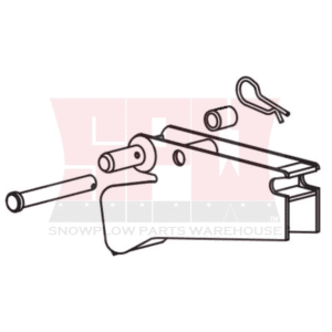 69611 WESTERN RECEIVER KIT DRIVER SIDE