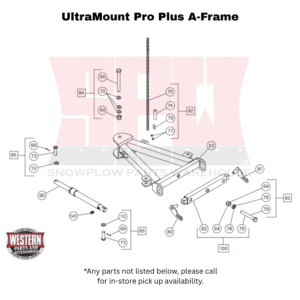 UltraMount Pro Plus (Non Fleet Flex) Plow A-Frame Components