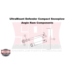 UltraMount Defender Compact Plow Angle Ram Components