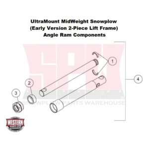 UltraMount MidWeight (Non Fleet Flex) Plow Angle Ram Components