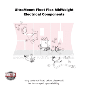 UltraMount Fleet Flex MidWeight Plow Electrical Components - Plow Side