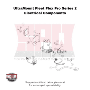 UltraMount Fleet Flex Pro Plow Series 2 Electrical Components - Plow Side