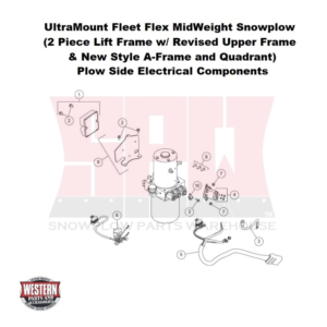 UltraMount Fleet Flex MidWeight Plow Electrical Components - Plow Side