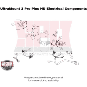 UltraMount 2 Pro Plus HD Plow Electrical Components - Plow Side