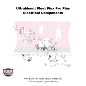 UltraMount Fleet Flex Pro Plus Plow Electrical Components - Plow Side