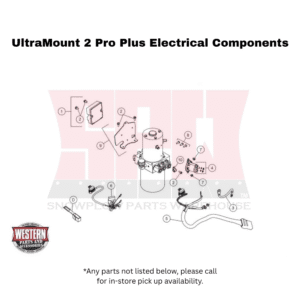 UltraMount 2 Pro Plus Plow Electrical Components - Plow Side