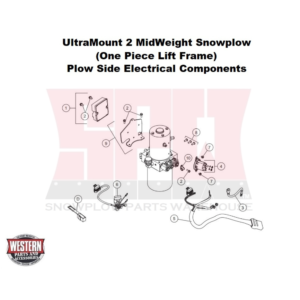 UltraMount 2 MidWeight Plow Electrical Components - Plow Side