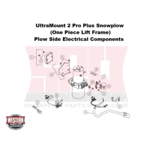 UltraMount 2 Pro Plus Plow Electrical Components - Plow Side