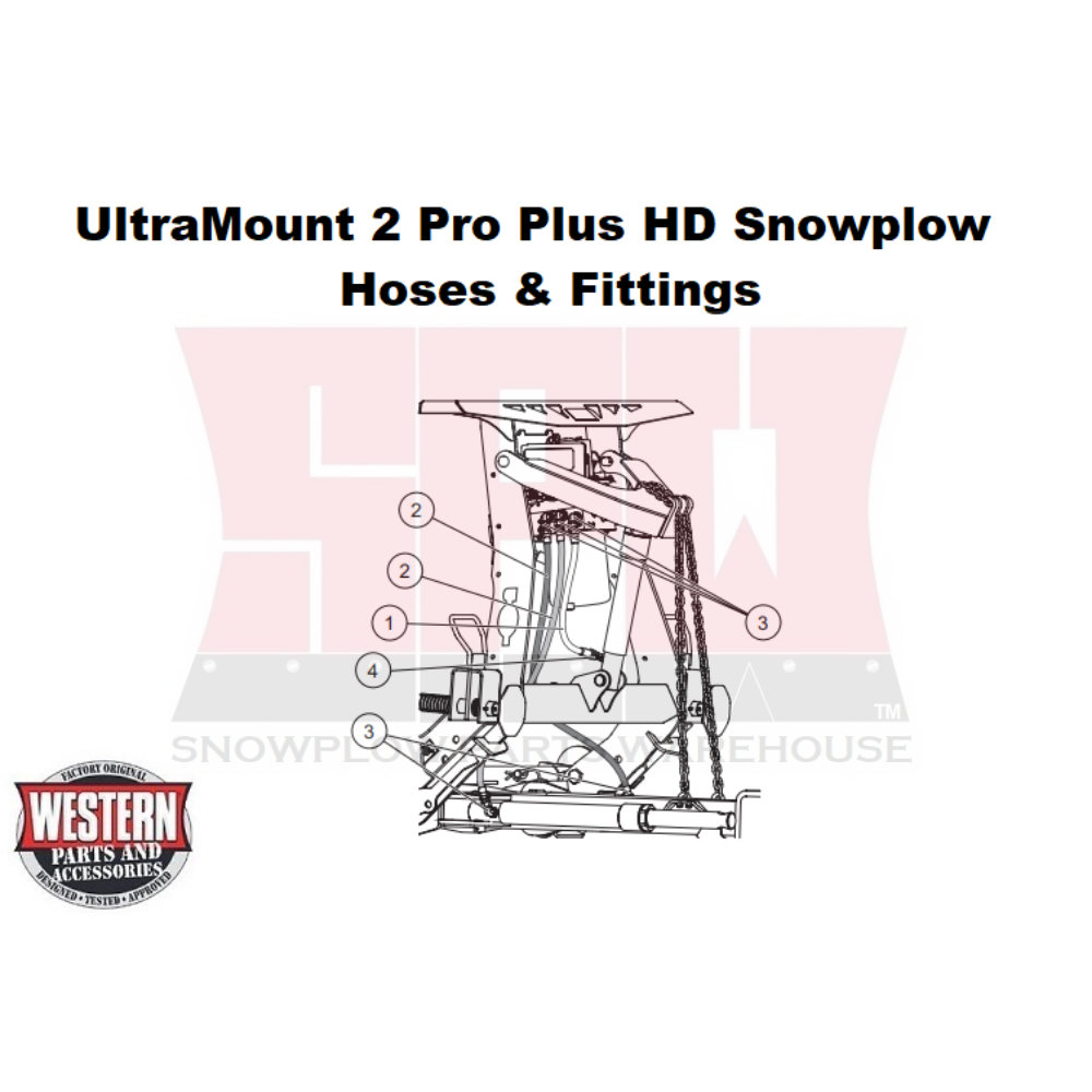 UltraMount 2 Pro Plus HD Hoses & Fittings Snowplow Parts Warehouse