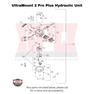 UltraMount 2 Pro Plus Plow Hydraulic Unit Components