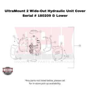 UltraMount 2 Wide-Out Serial # 180209 & Lower Hydraulic Unit Cover Assembly