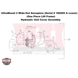 UltraMount 2 WIDE-OUT Serial # 180209 & Lower Hydraulic Unit Cover Assembly