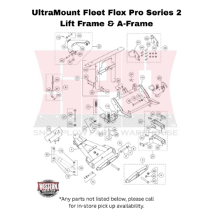 UltraMount Fleet Flex Pro Plow Series 2 Lift Frame & A-Frame Components