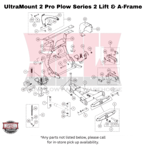 UltraMount 2 Pro Plow Series 2 Lift Frame & A-Frame Components