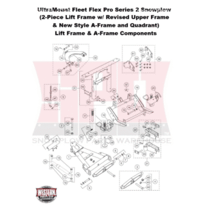 UltraMount Fleet Flex Pro Plow Series 2 Lift Frame & A-Frame Components