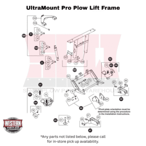 UltraMount Pro Plow Lift Frame Components