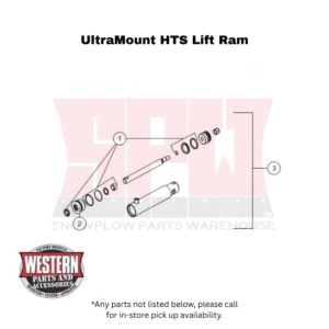 UltraMount HTS Snowplow Lift Ram Components