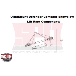 UltraMount Defender Compact Plow Lift Ram Components