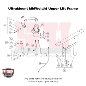 UltraMount MidWeight (Non Fleet Flex) Plow Upper Lift Frame