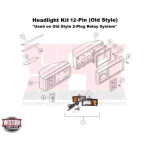 Uni-Mount Pro Plow Headlight Kit 12-Pin (Old Style)