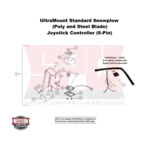 UltraMount Standard Plow Controller - Joystick (6-Pin)