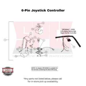 Uni-Mount Standard Plow Controller - Joystick (6-Pin)