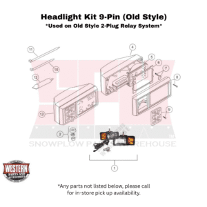 Uni-Mount Pro Plow Headlight Kit 9-Pin (Old Style)
