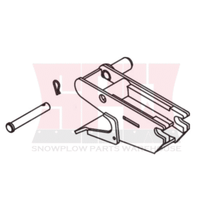 96295 WESTERN PRO PLUS HD RECEIVER KIT PASSENGER SIDE