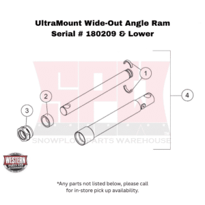 UltraMount Wide-Out Serial # 180209 & Lower Angle Ram Assembly