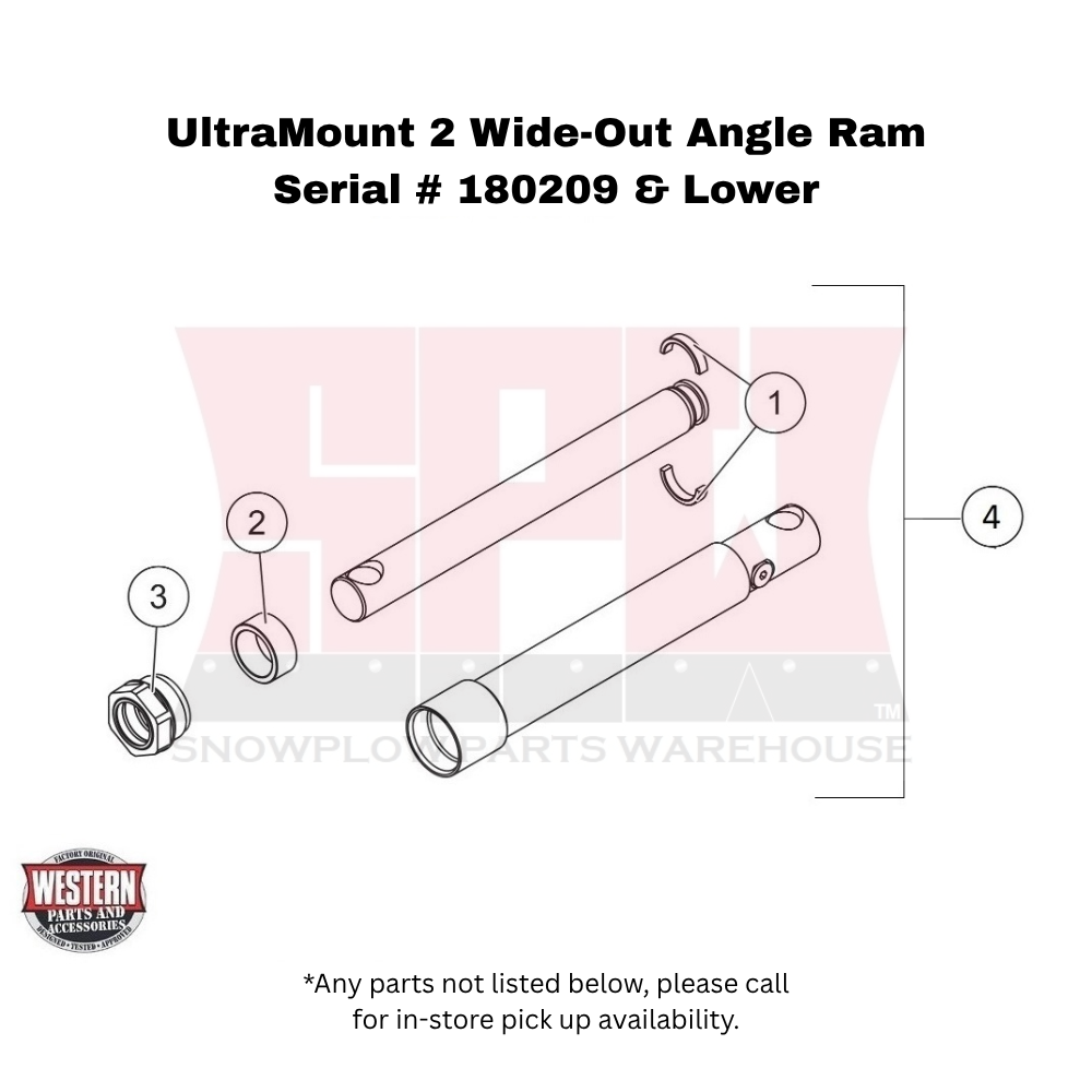 UltraMount 2 Wide-Out Serial # 180209 & Lower Angle Ram Assembly