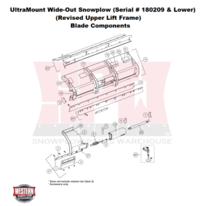 UltraMount Wide-Out Serial # 180209 & Lower Blade Components