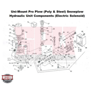 Uni-Mount Pro Plow Hydraulic Components