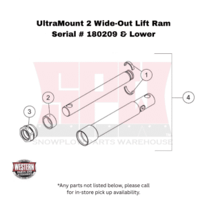 UltraMount 2 Wide-Out Serial # 180209 & Lower Lift Ram Assembly