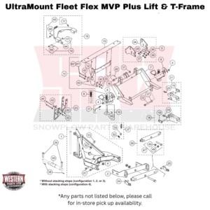 UltraMount Fleet Flex MVP Plus Lift Frame & T-Frame Components
