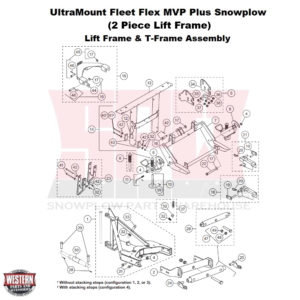 UltraMount Fleet Flex MVP Plus Lift Frame & T-Frame Components