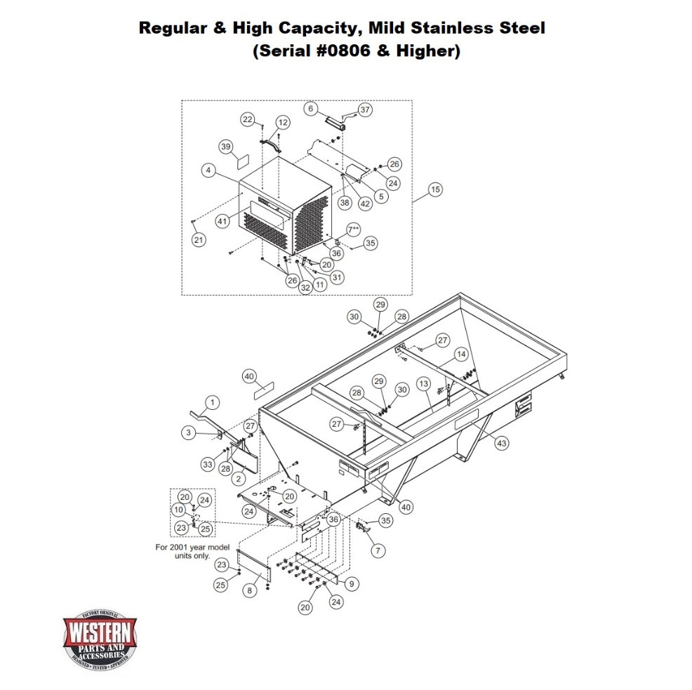 Regular & High Capacity (Serial #0806 & Higher)