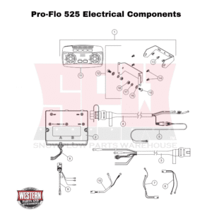 Western Pro Flo 525 Electrical Components