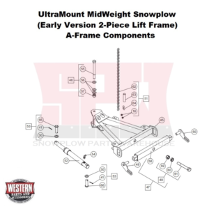 UltraMount MidWeight (Non Fleet Flex) Plow A-Frame
